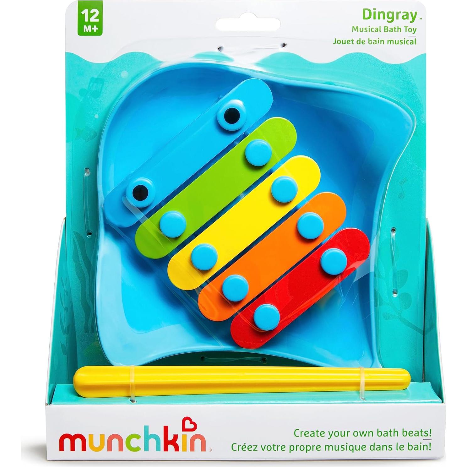 Xilófono Musical Munchkin Dingray para Bebés y Niños 12m+