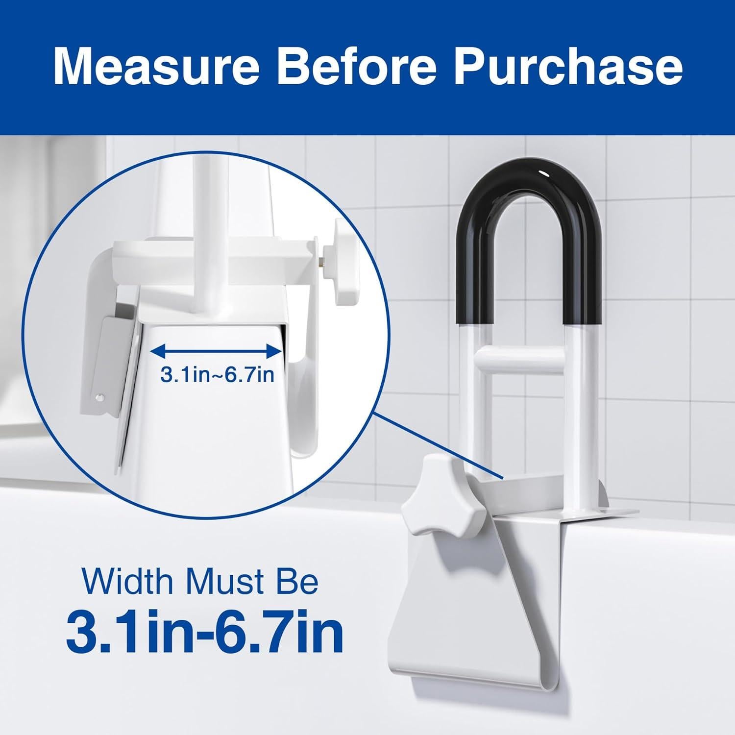 Barra de Seguridad para Bañera Songsoso 43.18 cm Antideslizante