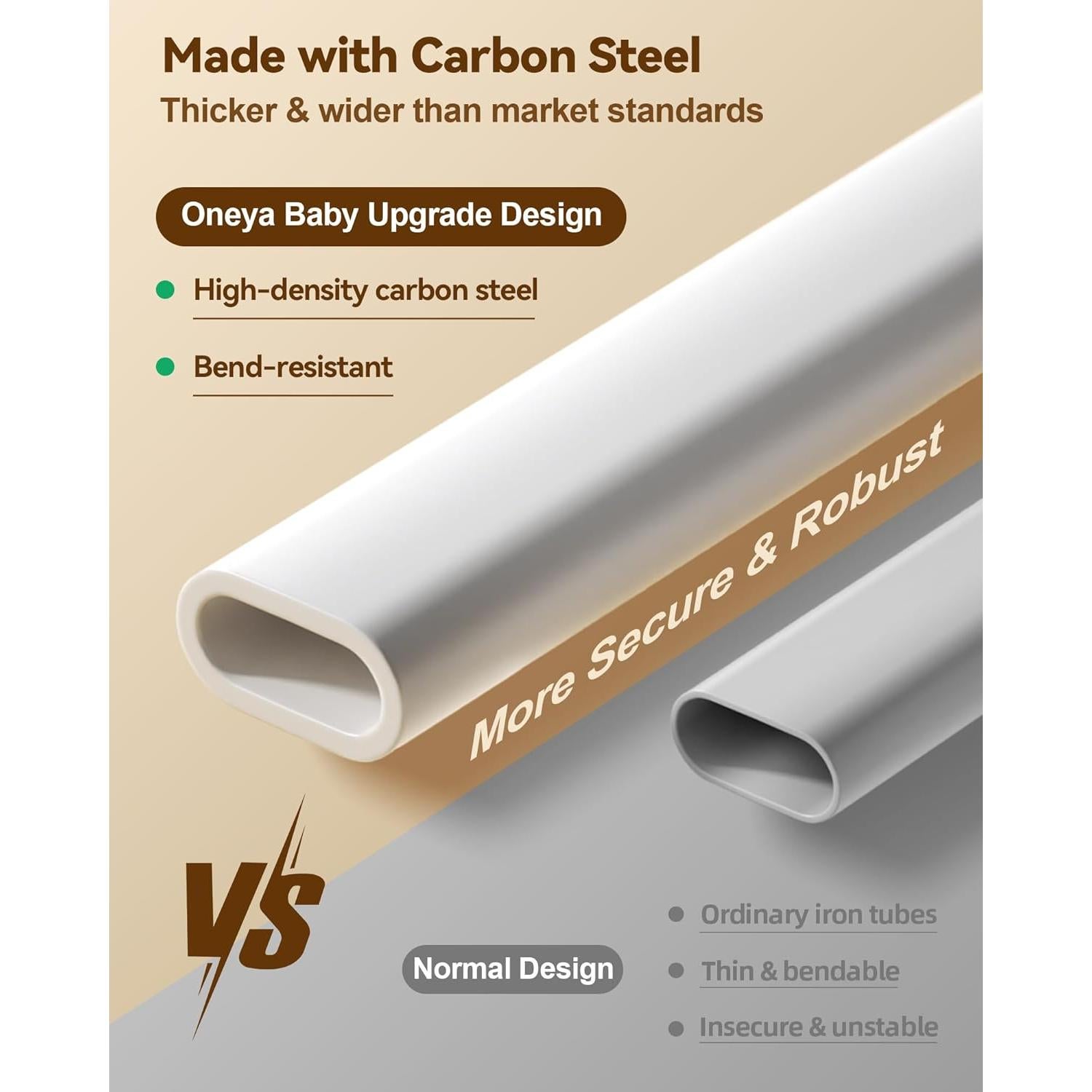 Barandillas de Cama King Size ONEYA BABY 3 Piezas Ajustables