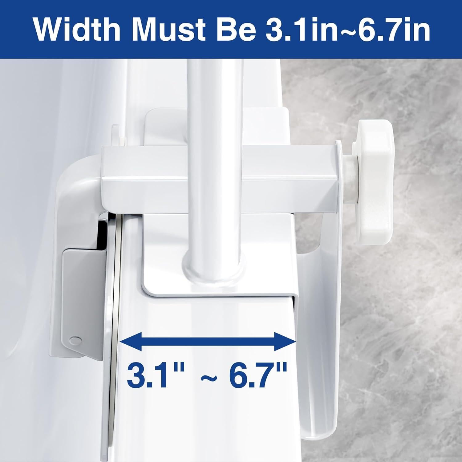 Barra de Seguridad Ajustable para Bañera Songsoso 136 kg