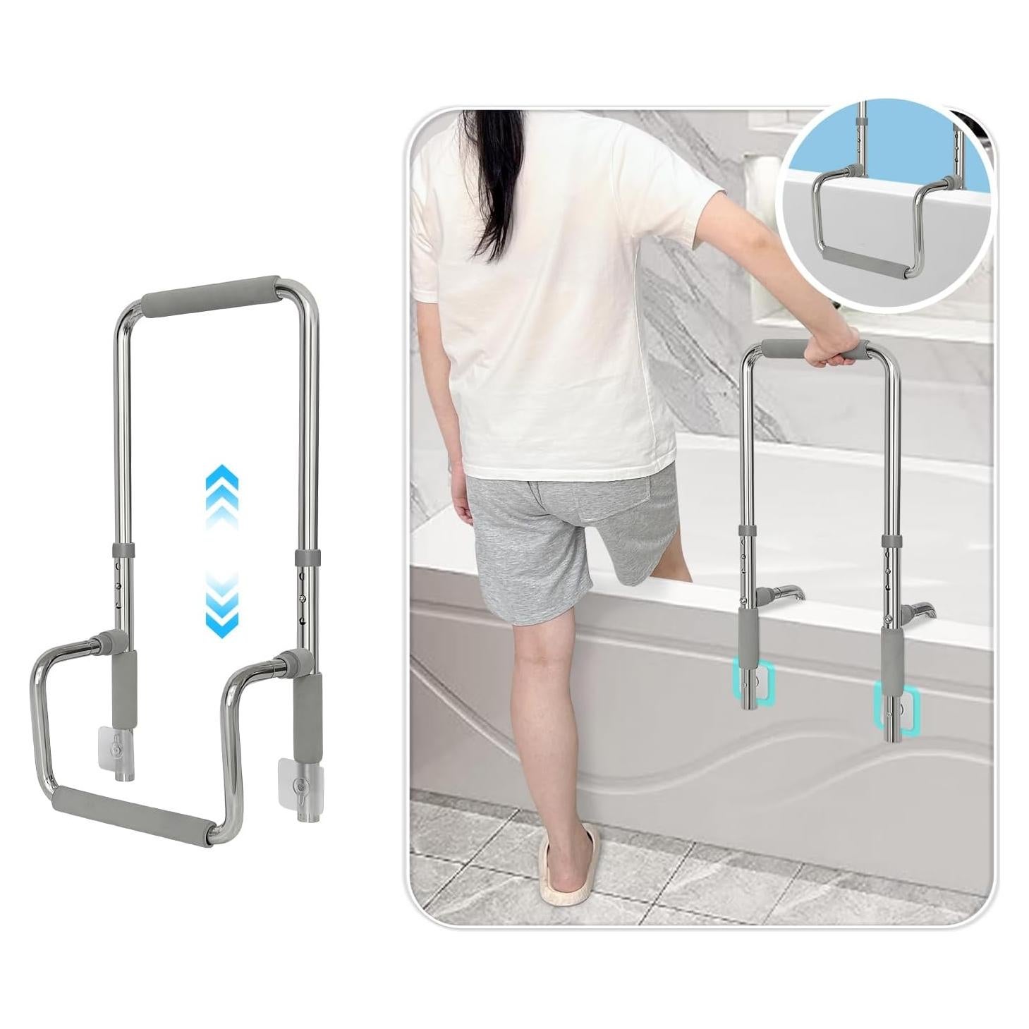 Barra de Agarre para Bañera NEAUDE Ajustable 38-43 cm