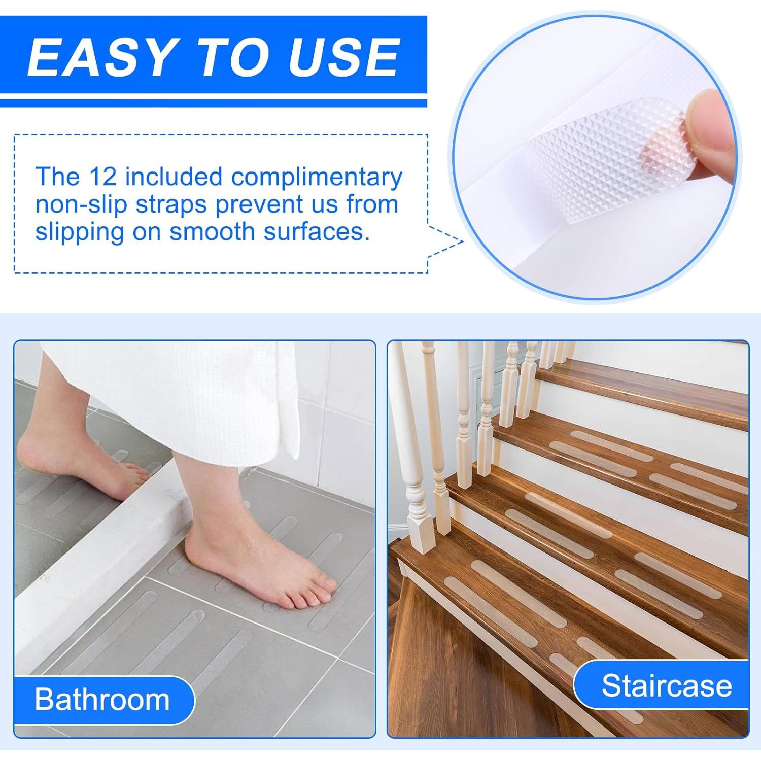 Paquete de 2 barras de agarre antideslizantes Gotega 40.6 cm