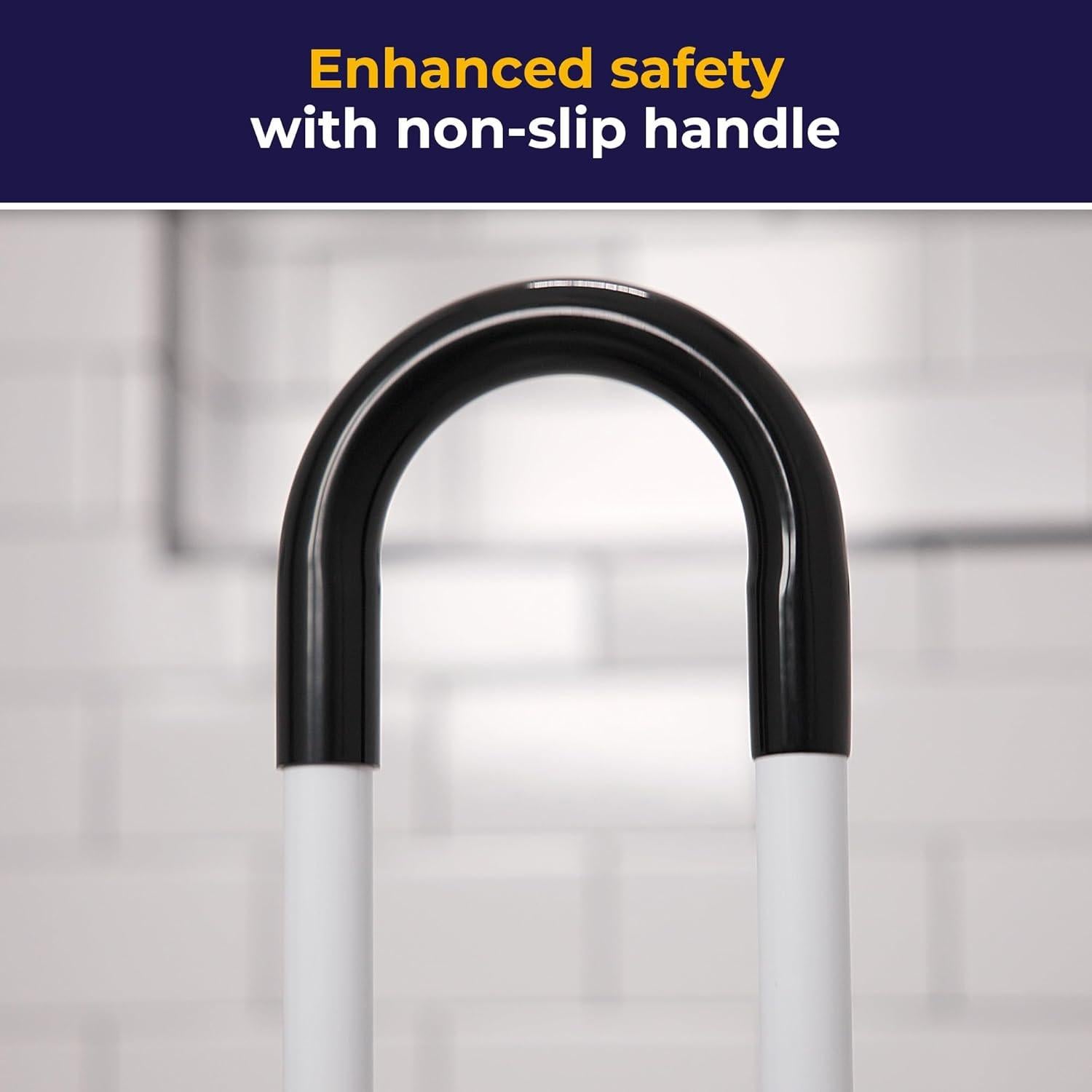 Barra de Agarre Ajustable Drive Medical para Bañera Blanca