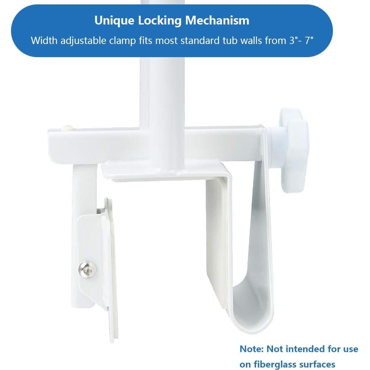 Barra de Seguridad para Bañera Butizone, Soporte Ajustable 136 kg