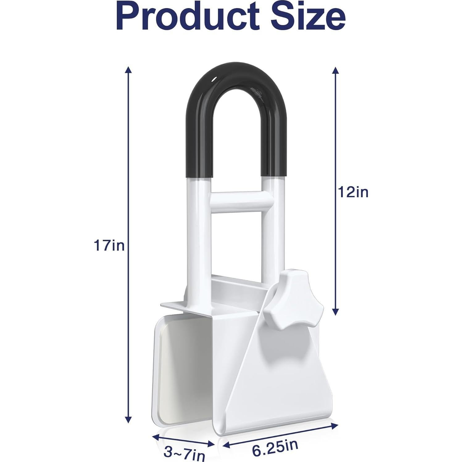 Barra de Agarre para Bañera Niffgaff, Acero Inoxidable, 43.18cm