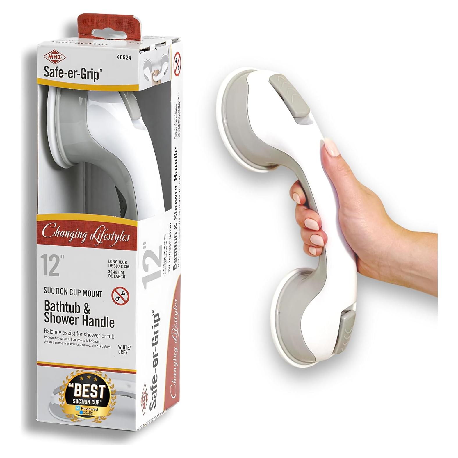 Barra de Agarre Safe-er-Grip 30.48 cm para Baño y Ducha