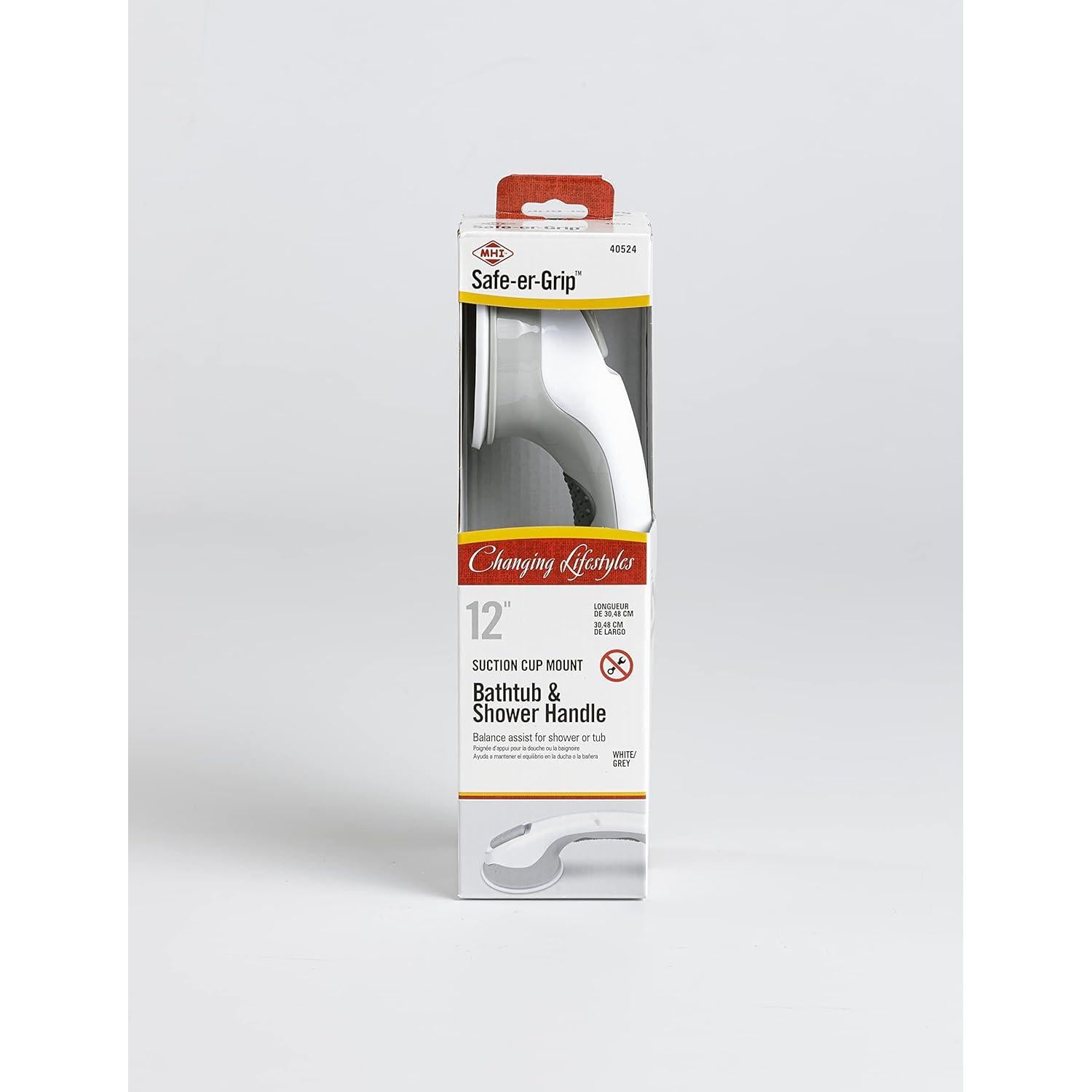 Barra de Agarre Safe-er-Grip 30.48 cm para Baño y Ducha