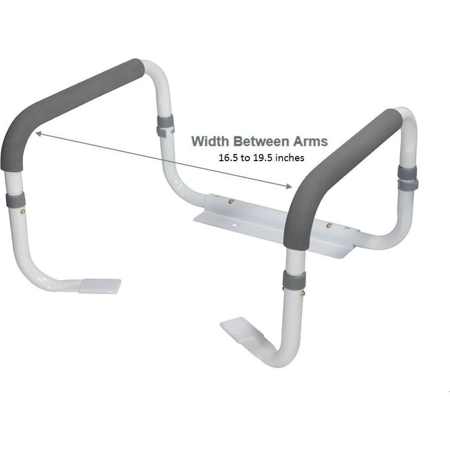 Barra de Agarre para Inodoro Drive Medical RTL12087 Blanca