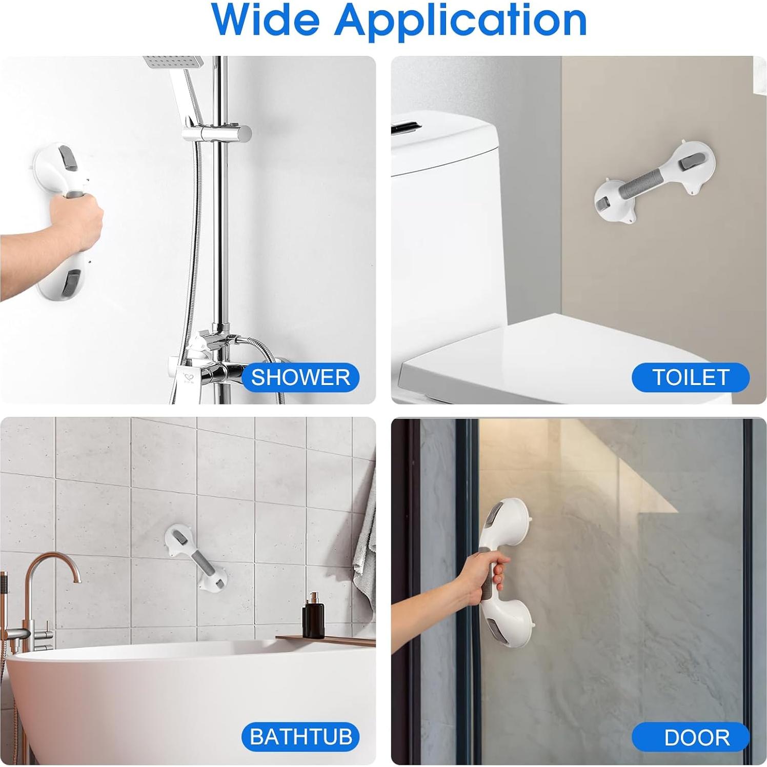 Barra de Succión TONORA 30.48 cm con Indicador de Seguridad Gris