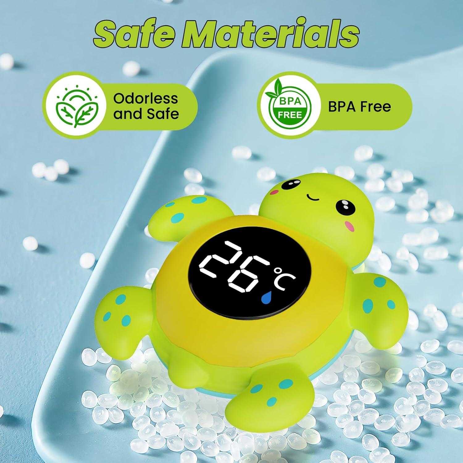 Termómetro 2 en 1 FDK para Baño y Habitación Bebés Tortuga