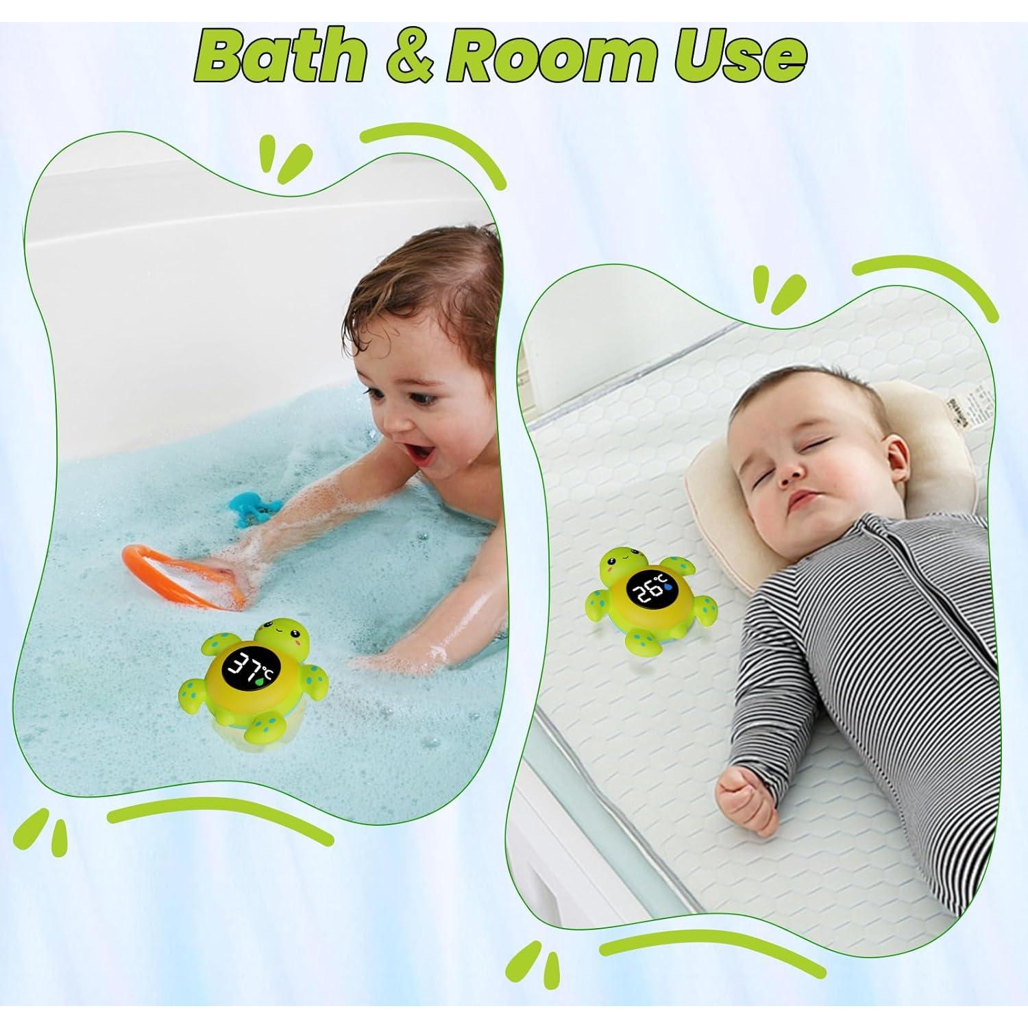 Termómetro 2 en 1 FDK para Baño y Habitación Bebés Tortuga