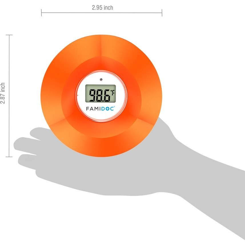 Termómetro de baño para bebés Famidoc, flor flotante