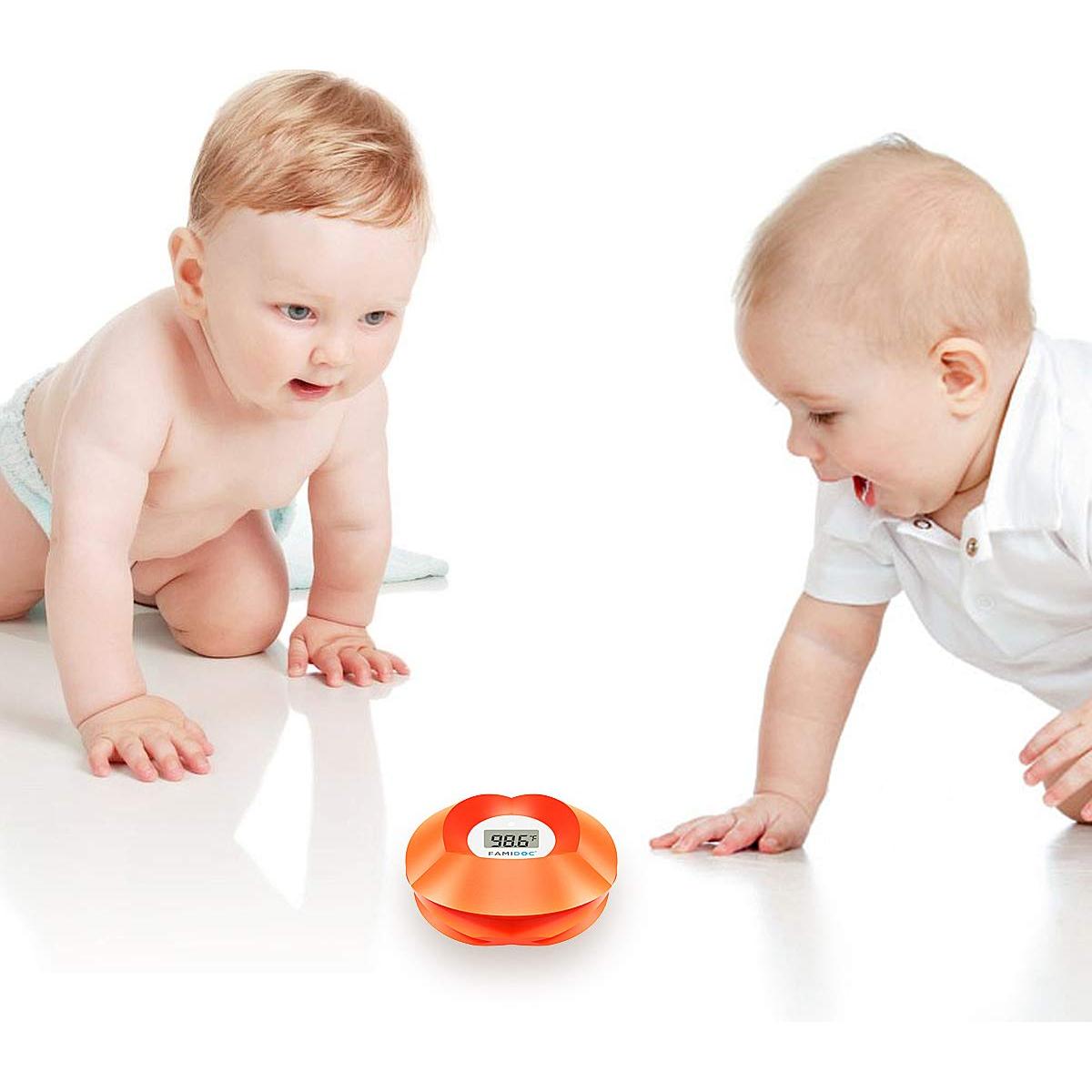 Termómetro de baño para bebés Famidoc, flor flotante