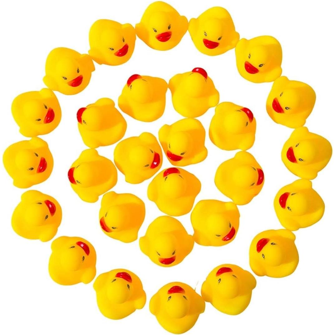 102 Patitos de Goma Amarillos para Baño DZTIAN - Juguetes