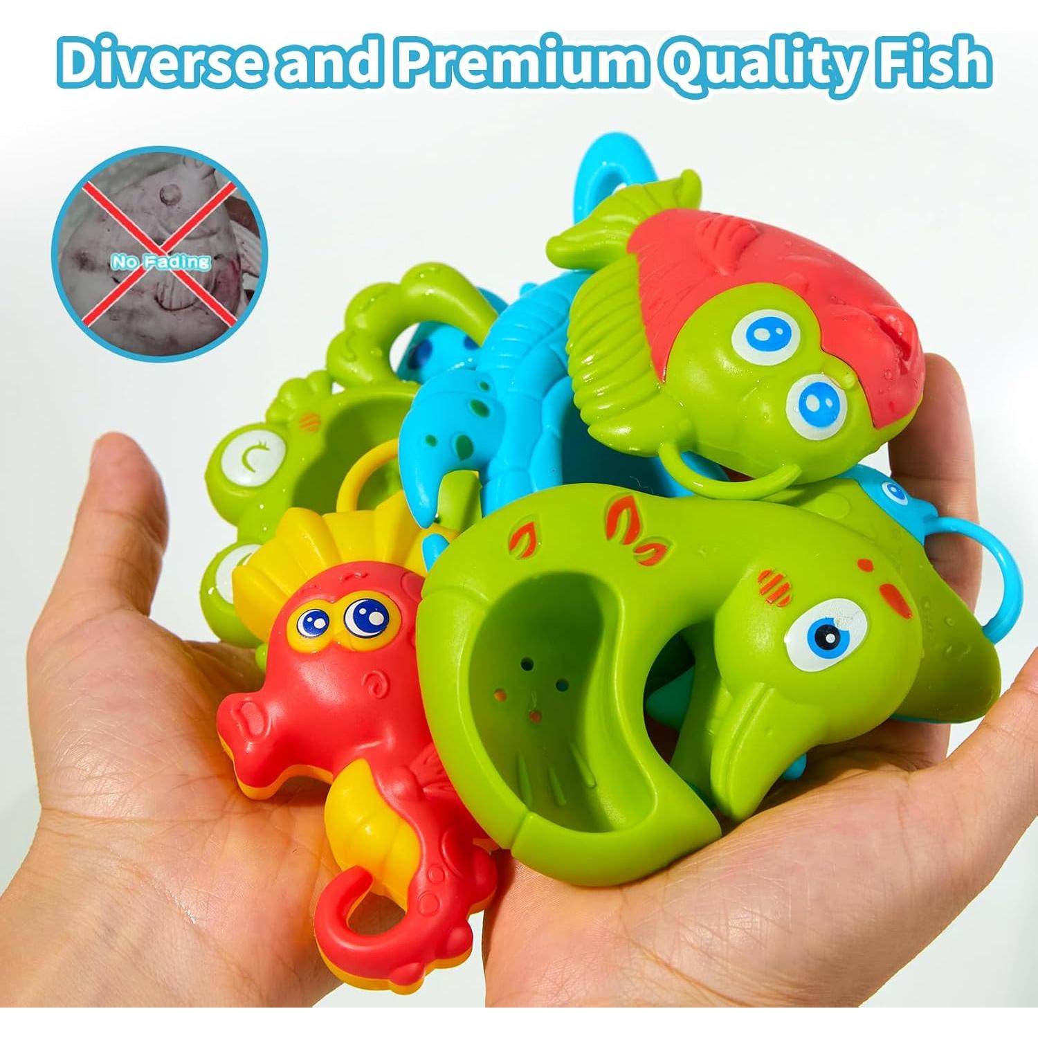 Juguetes de baño 26PCS AMCHSURI para bebés sin moho