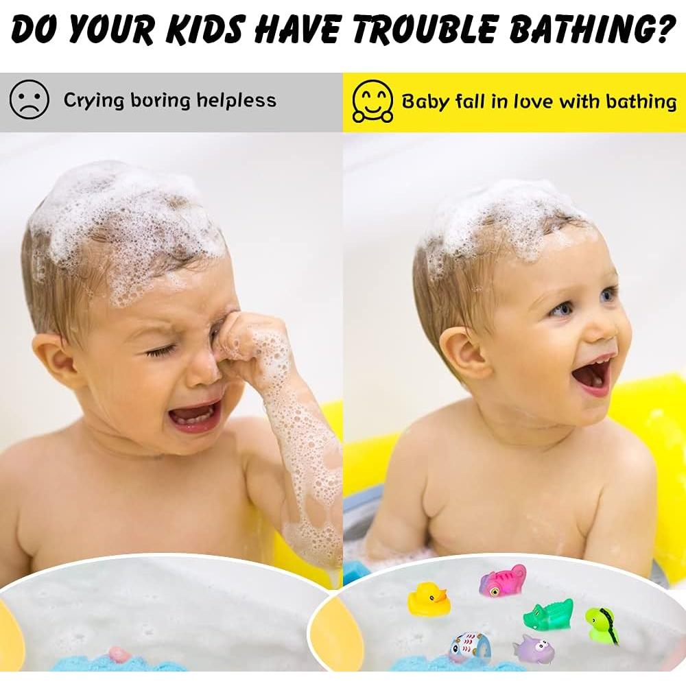 Juguetes de baño iluminados Woby para niños 1-3 años