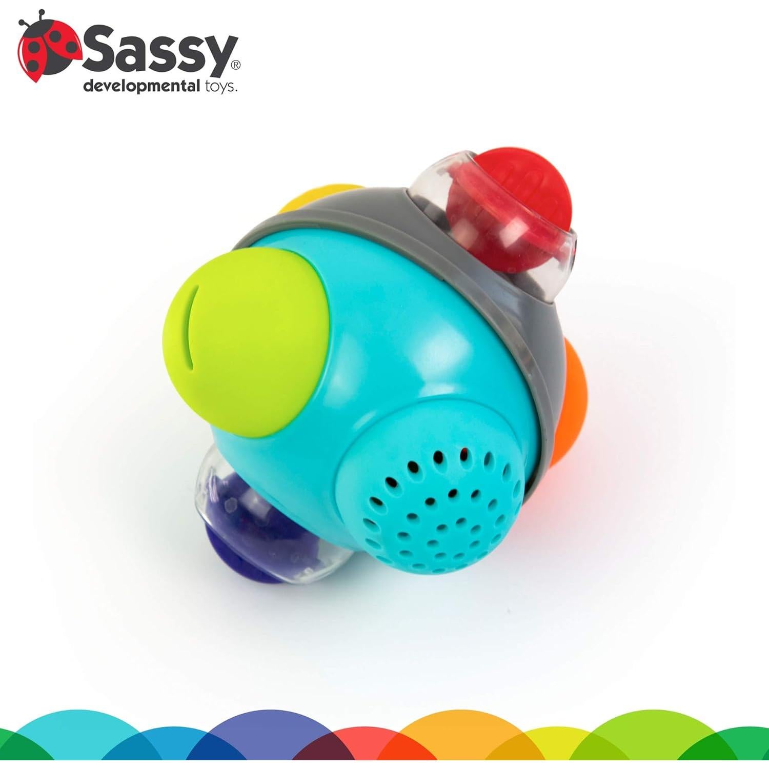 Pelota de Baño de Lluvia Sassy para Bebés 6+ Meses