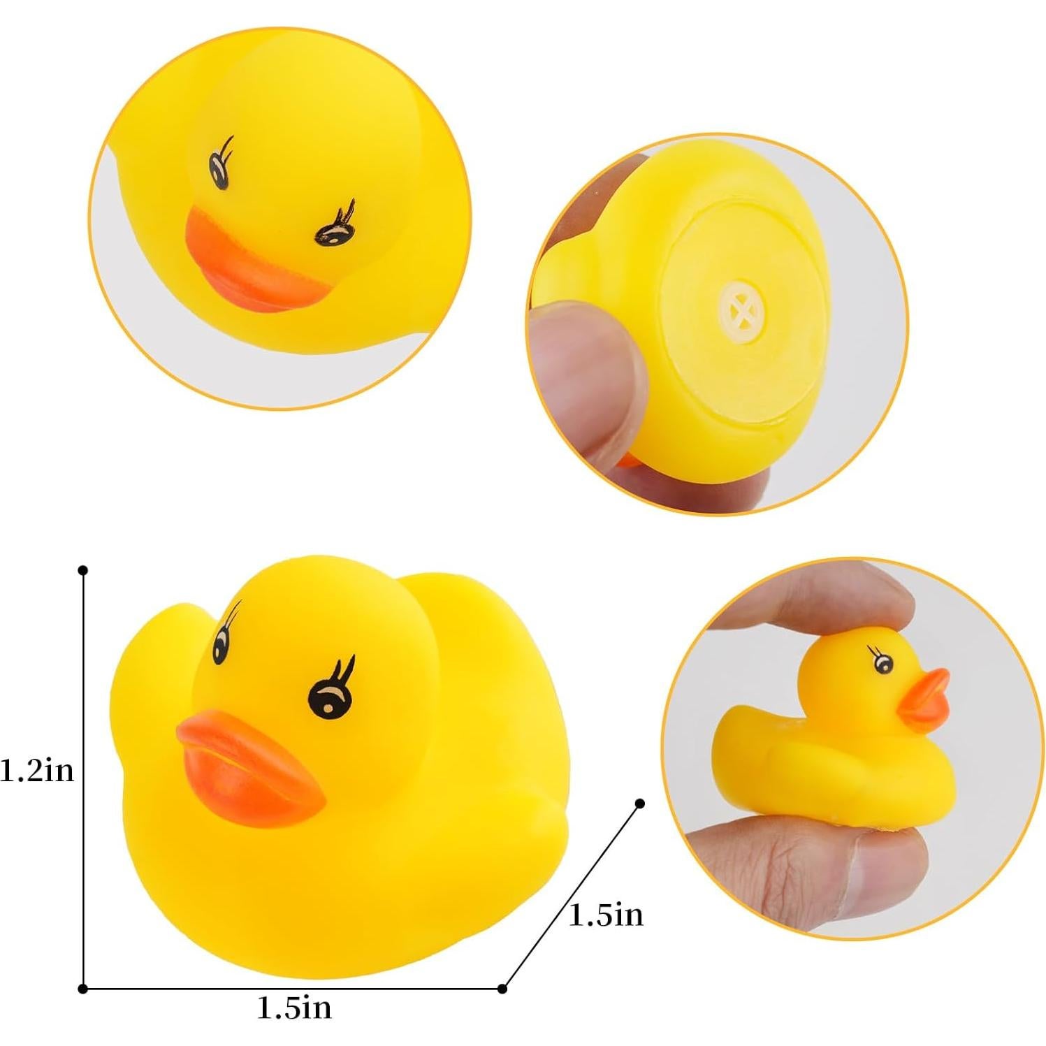 50 Patitos de Goma para Baño Guaren - Juguetes para Bebés