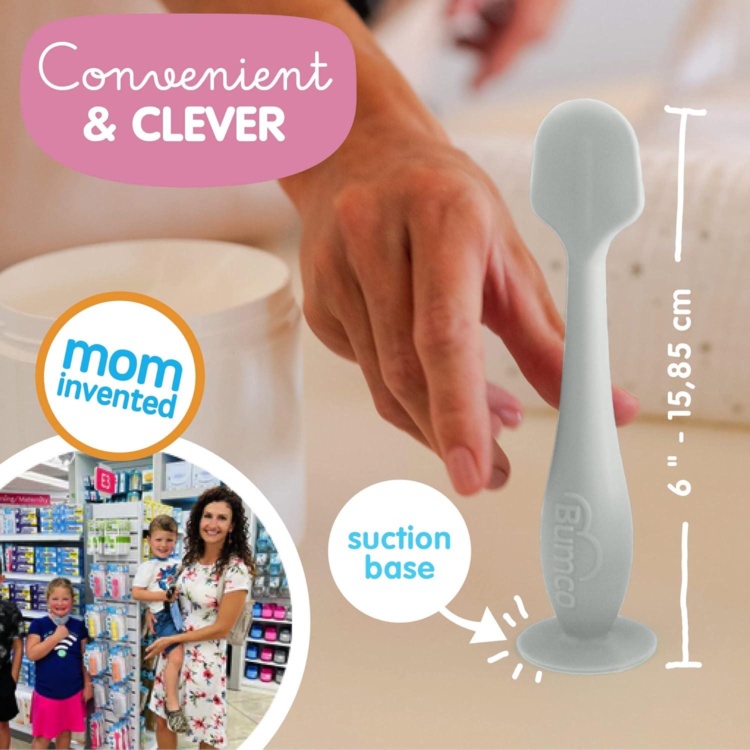 Bumco Baby Bum Brush - Espátula de Silicona para Pañal 2 Piezas