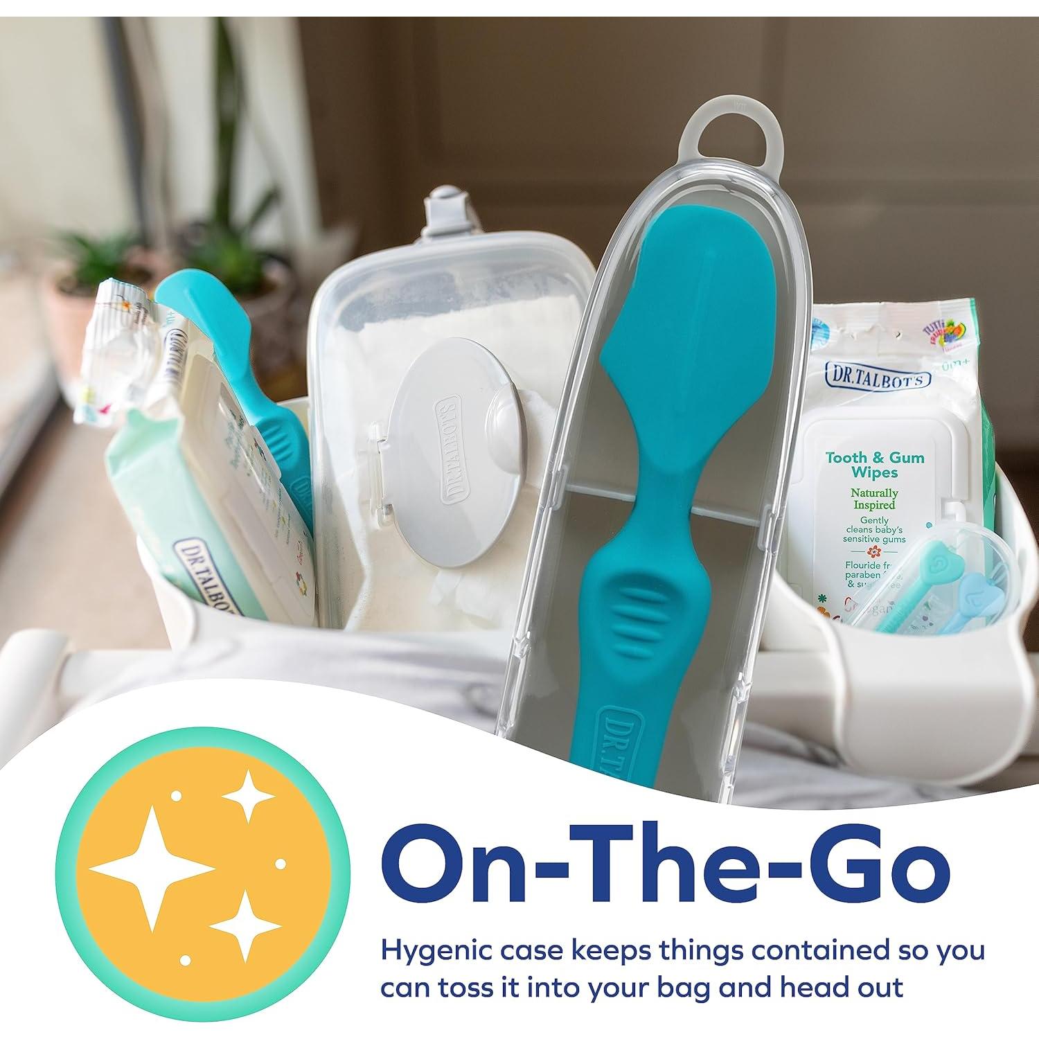 Brocha de Crema para Pañales Dr. Talbot - Mini Azul Aqua