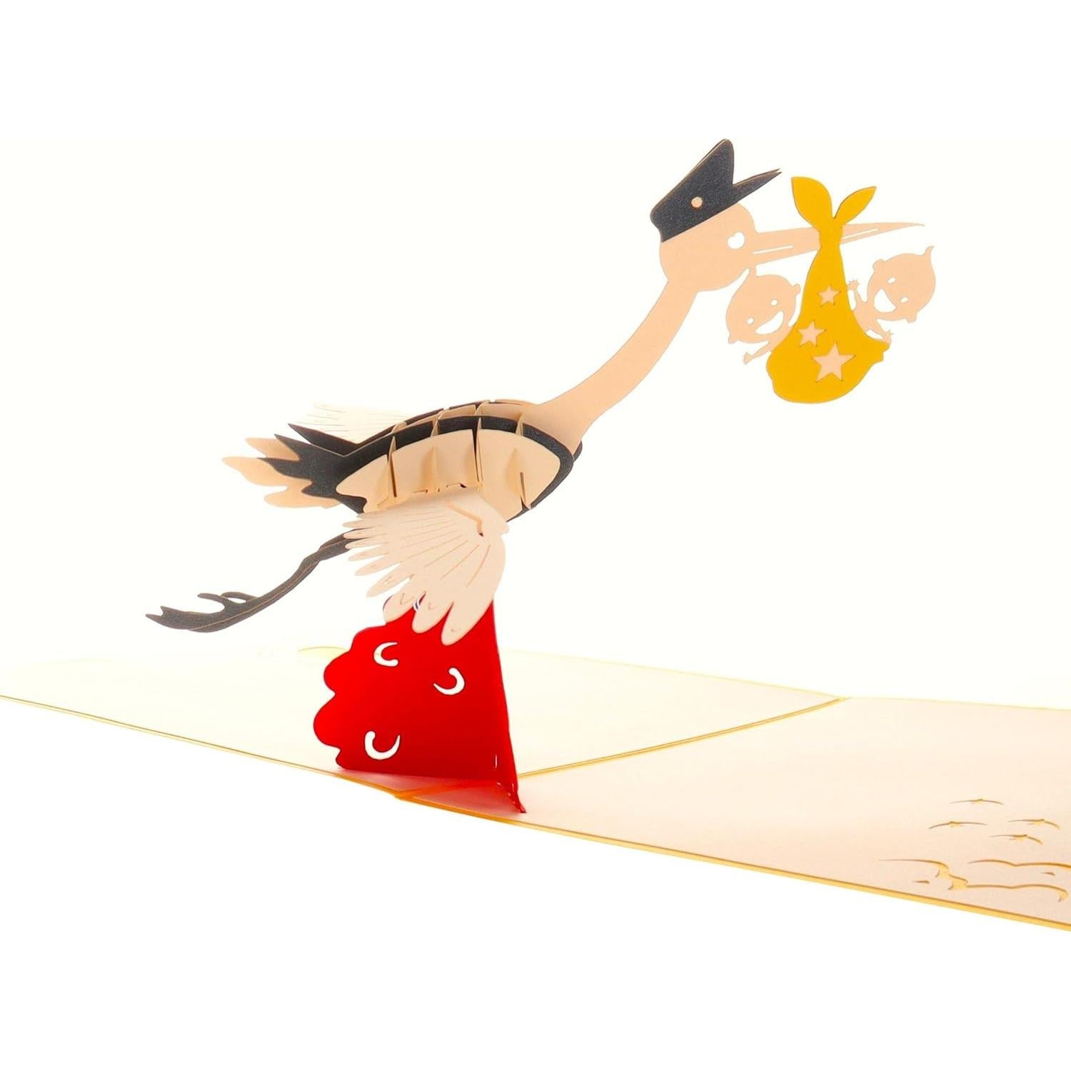 Tarjeta 3D Pop Up iGifts Baby Shower Gemelos 15.24 cm