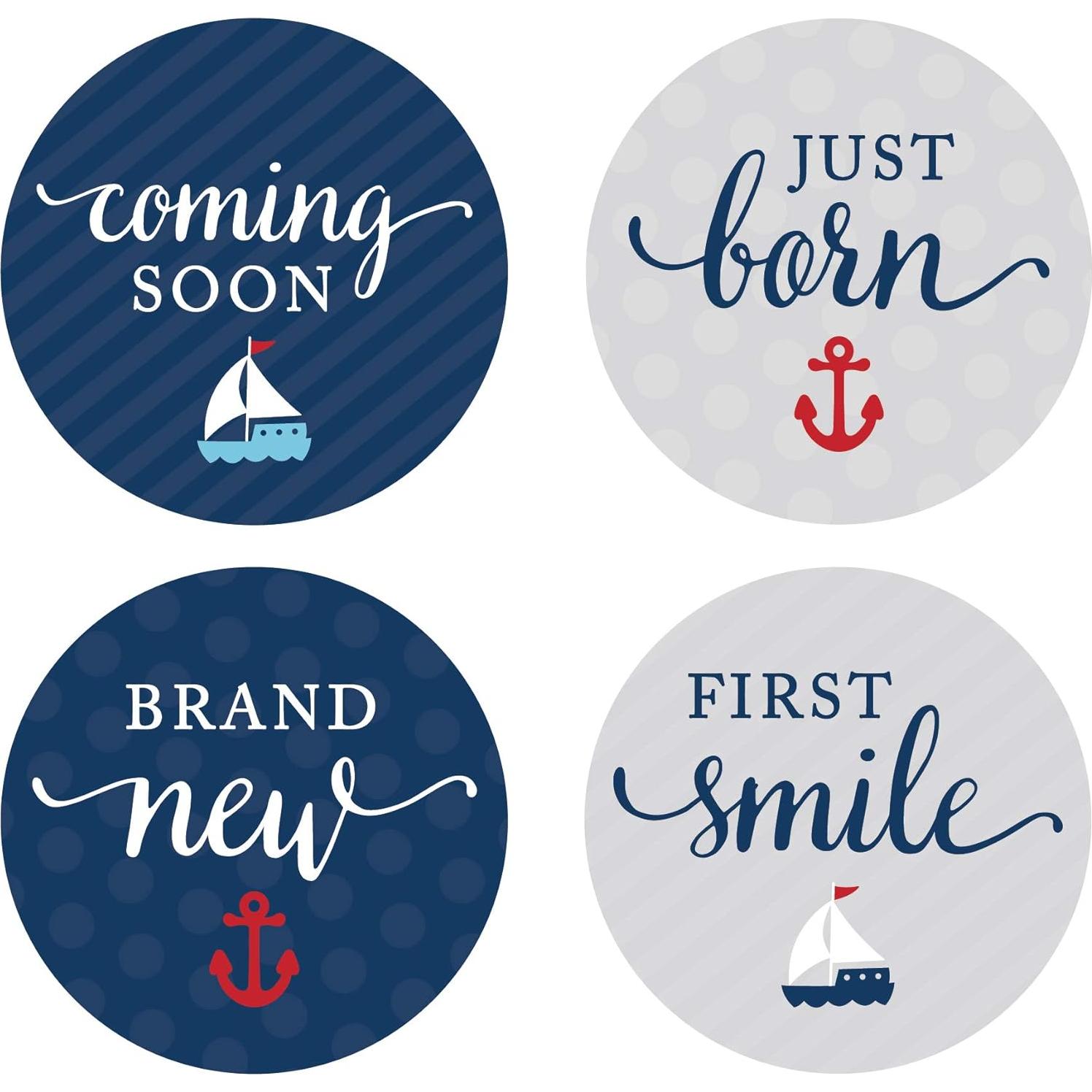 Etiquetas de Hitos de Embarazo Andaz Press 1 a 16 meses