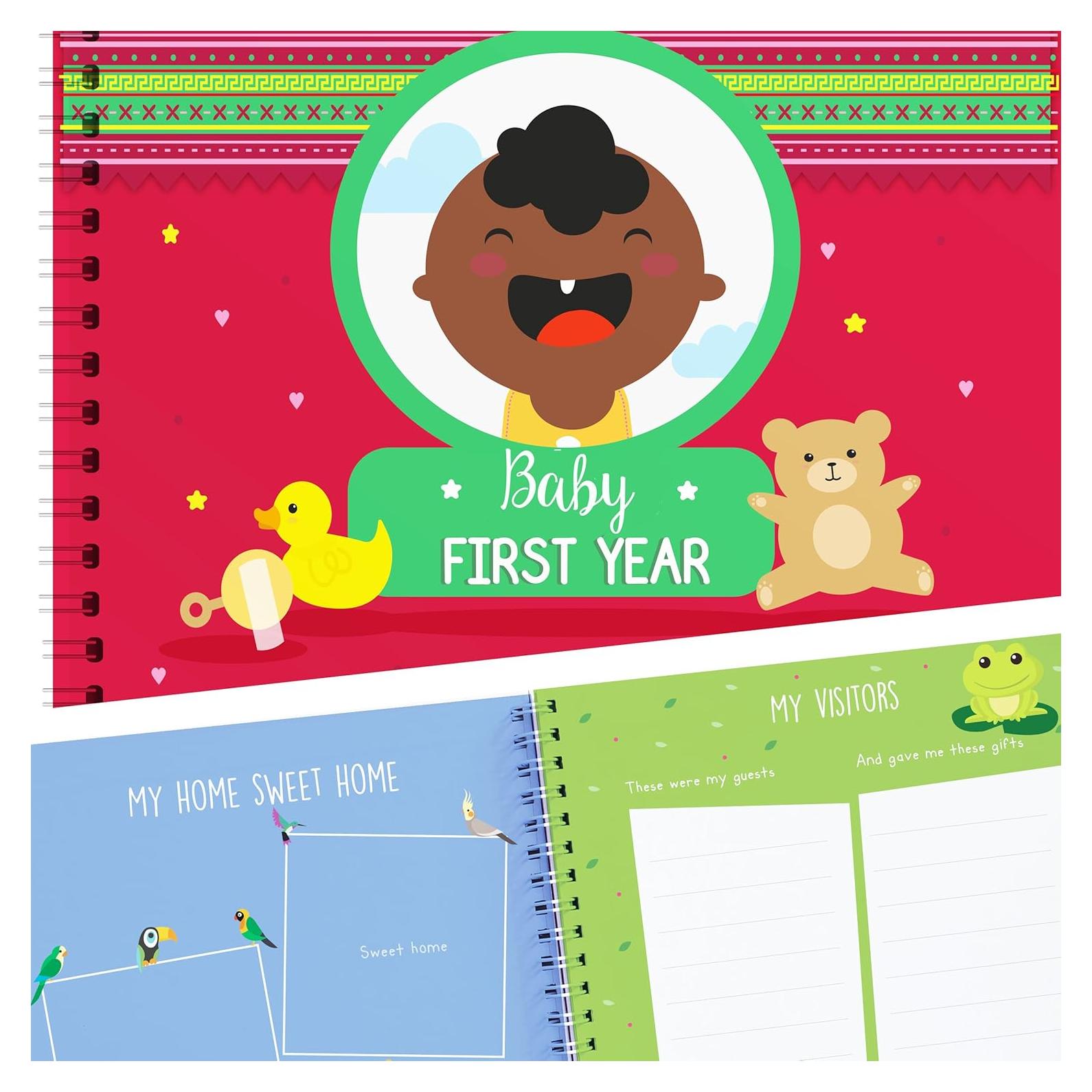 Libro de Memorias para Bebés Unconditional Rosie - Álbum con Stickers