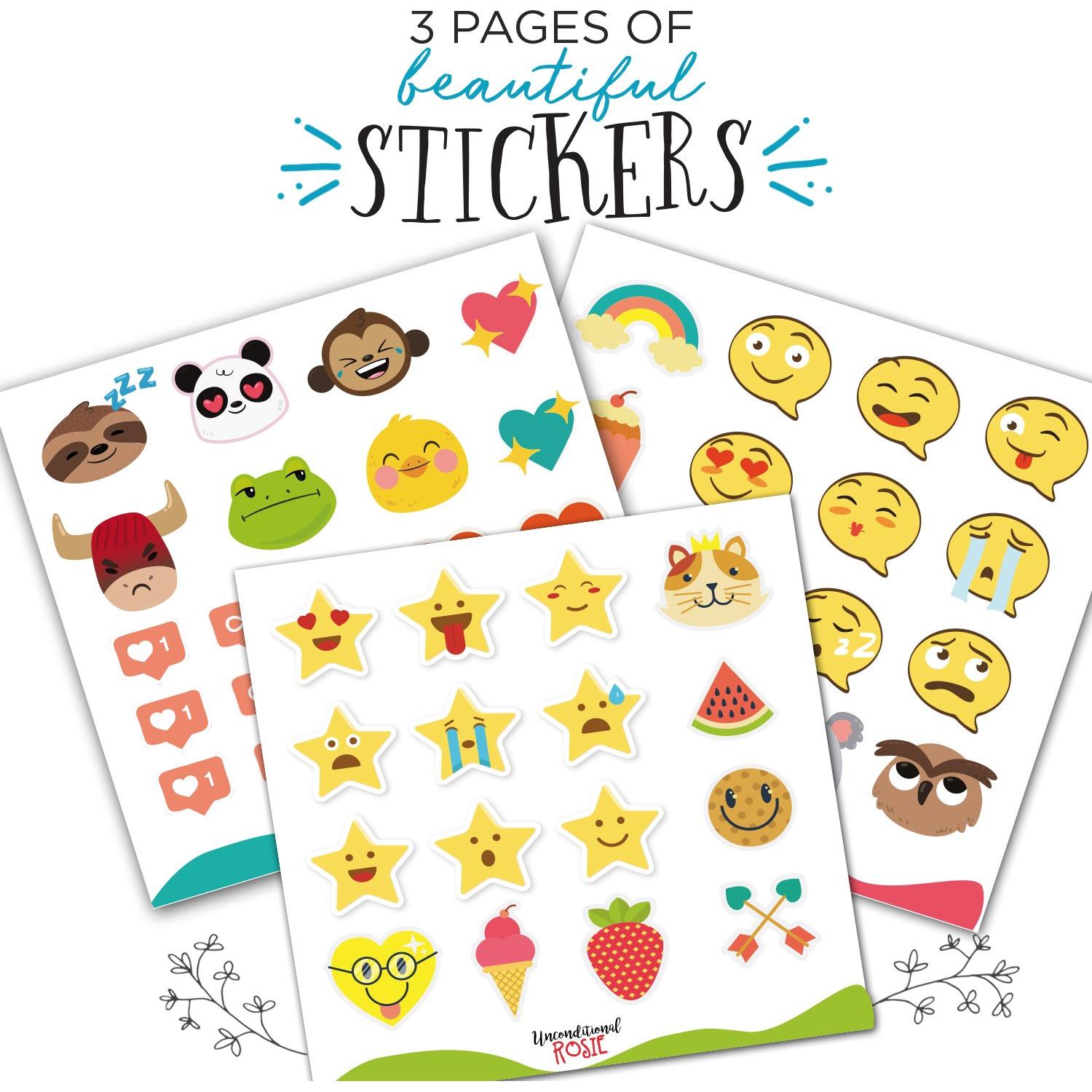 Libro de Memorias para Bebés Unconditional Rosie - Álbum con Stickers