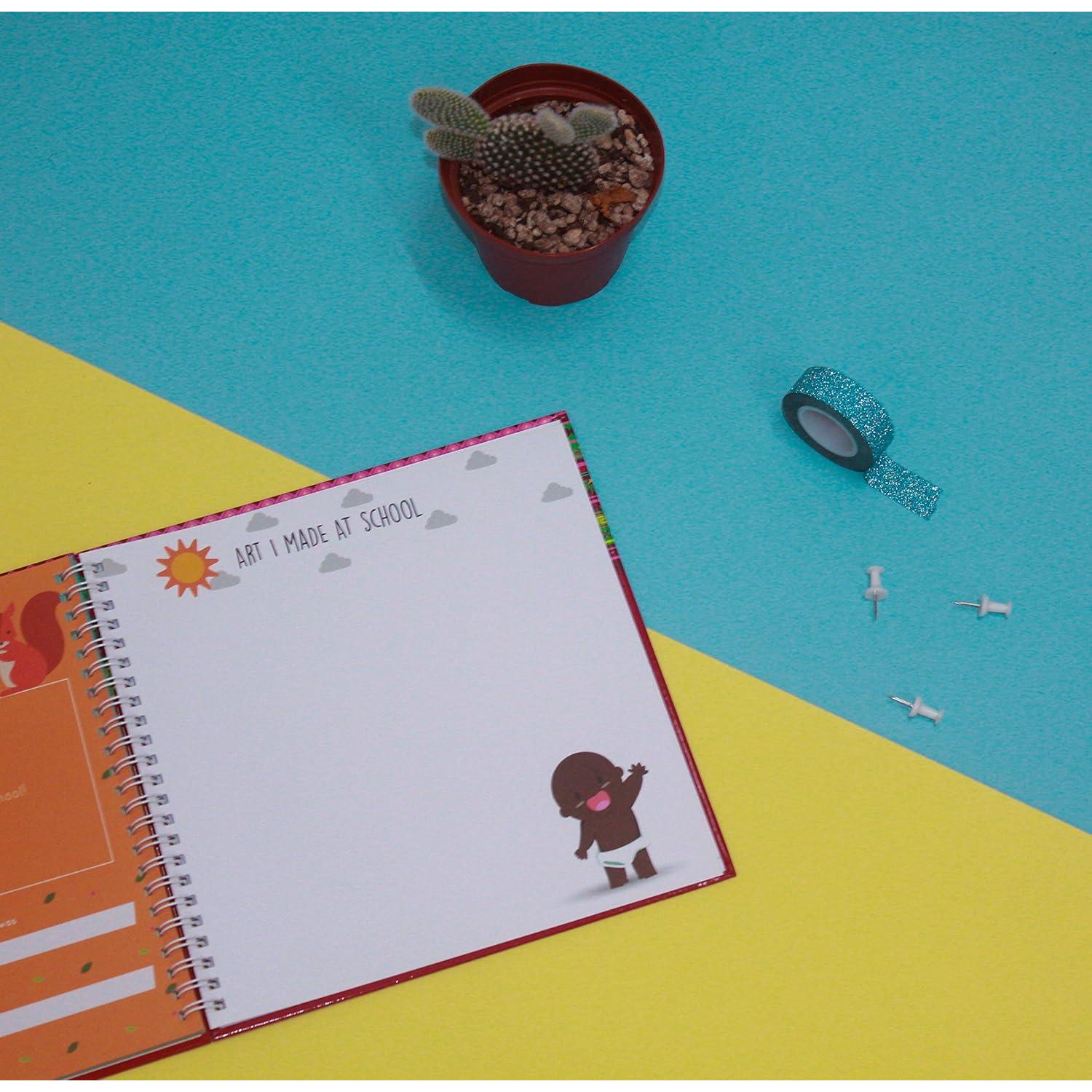 Libro de Memorias para Bebés Unconditional Rosie - Álbum con Stickers