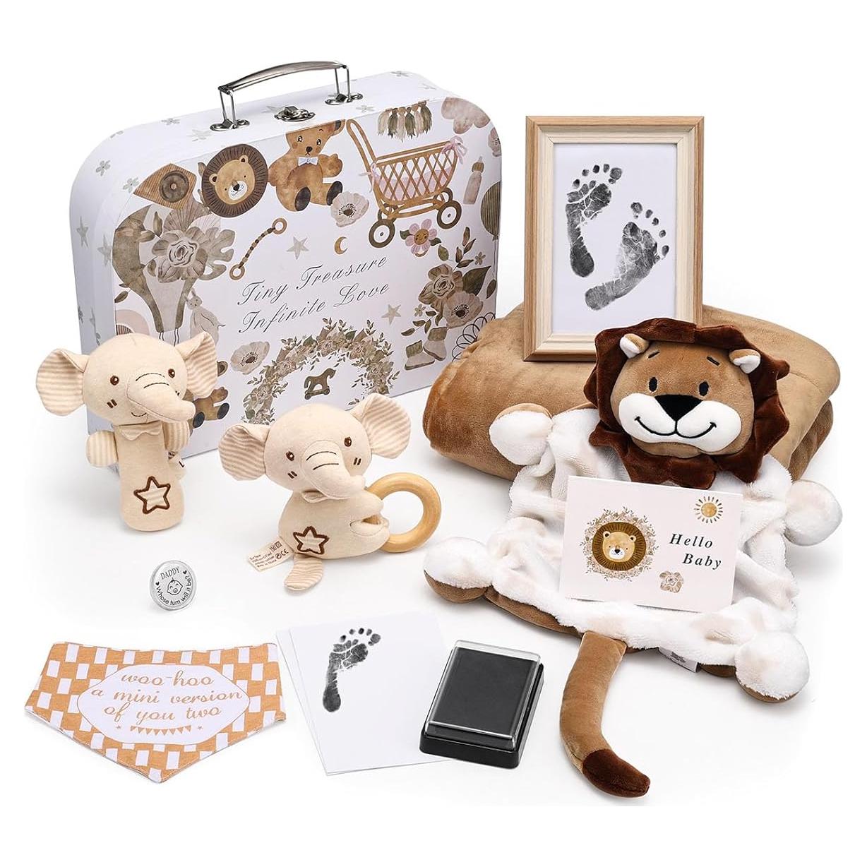 Conjunto de Regalo para Bebés Lictin 14 en 1 con Manta y Tarjetas