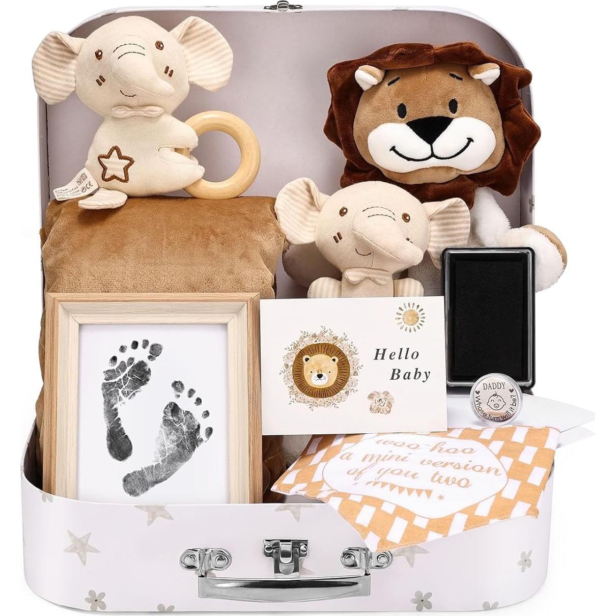 Conjunto de Regalo para Bebés Lictin 14 en 1 con Manta y Tarjetas