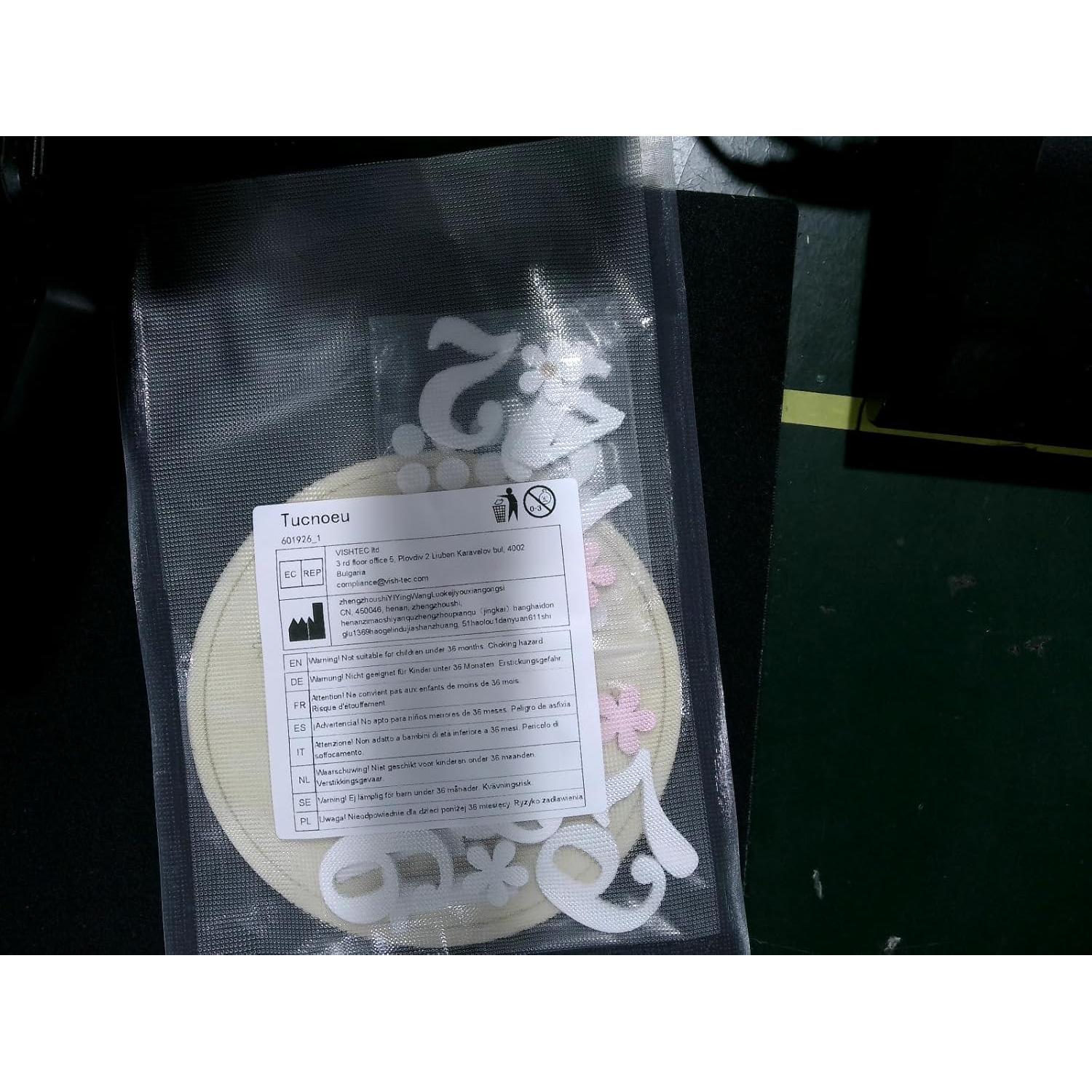 Tarjetas de Hitos Mensuales para Bebés Tucnoeu - Madera 15cm