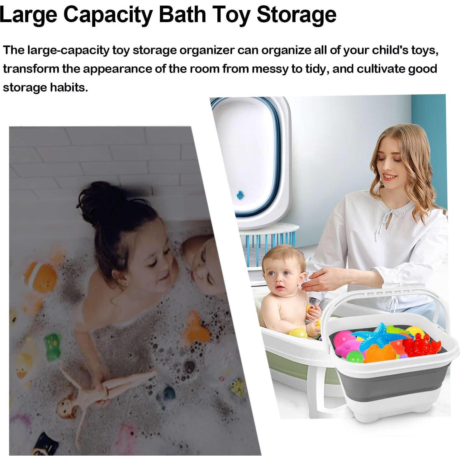 Organizador de Juguetes de Baño Steipirr Plegable 29.7x27.9cm