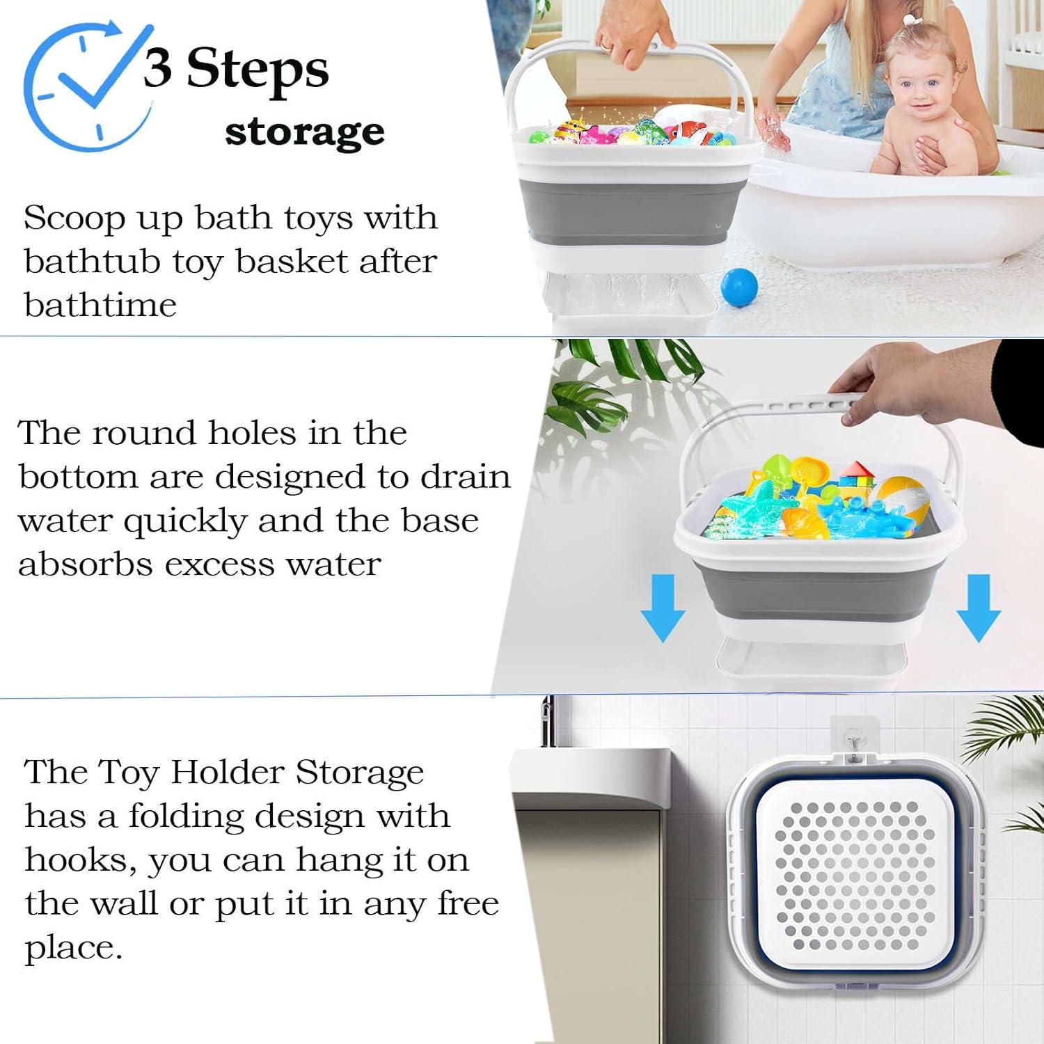 Organizador de Juguetes de Baño Steipirr Plegable 29.7x27.9cm