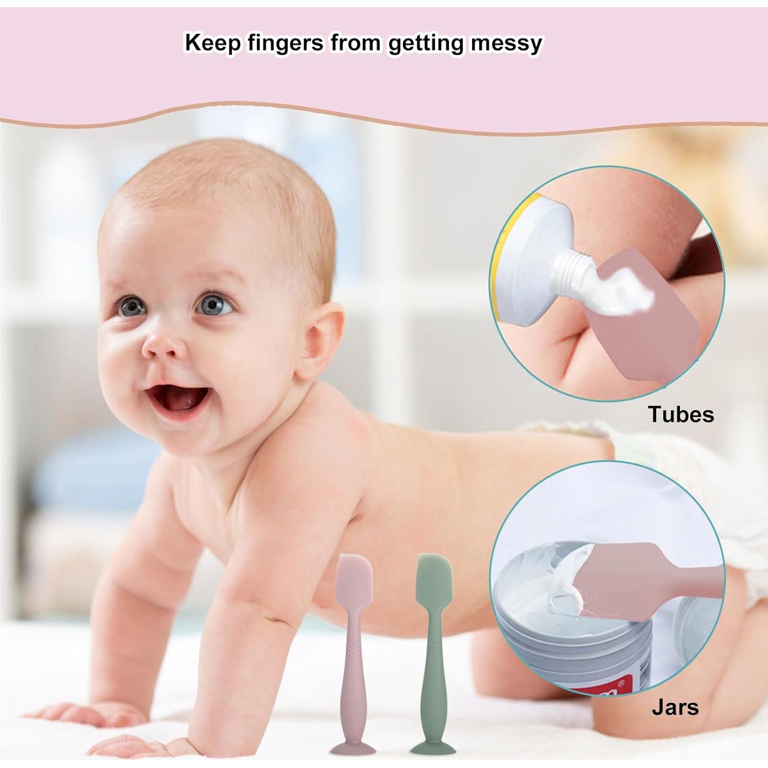 Espátula de Silicona para Pañales MSVP - 3 Unidades