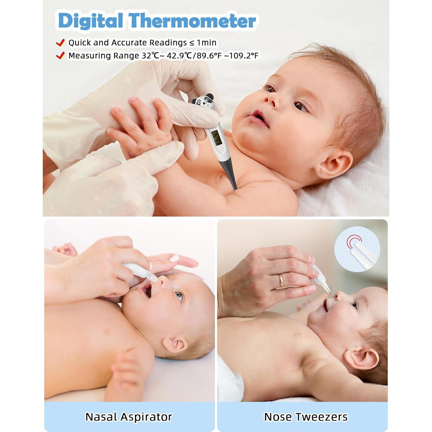 Kit de Cuidado para Bebés Lictin 15 Piezas, Set Salud Infantil