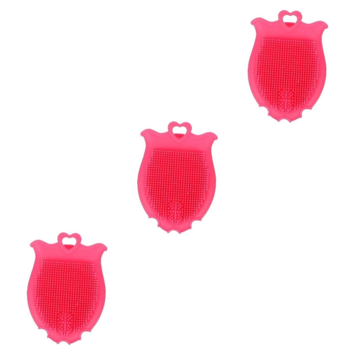 FRCOLOR 3 Cepillos de Baño y Masajeador de Cuero Cabelludo