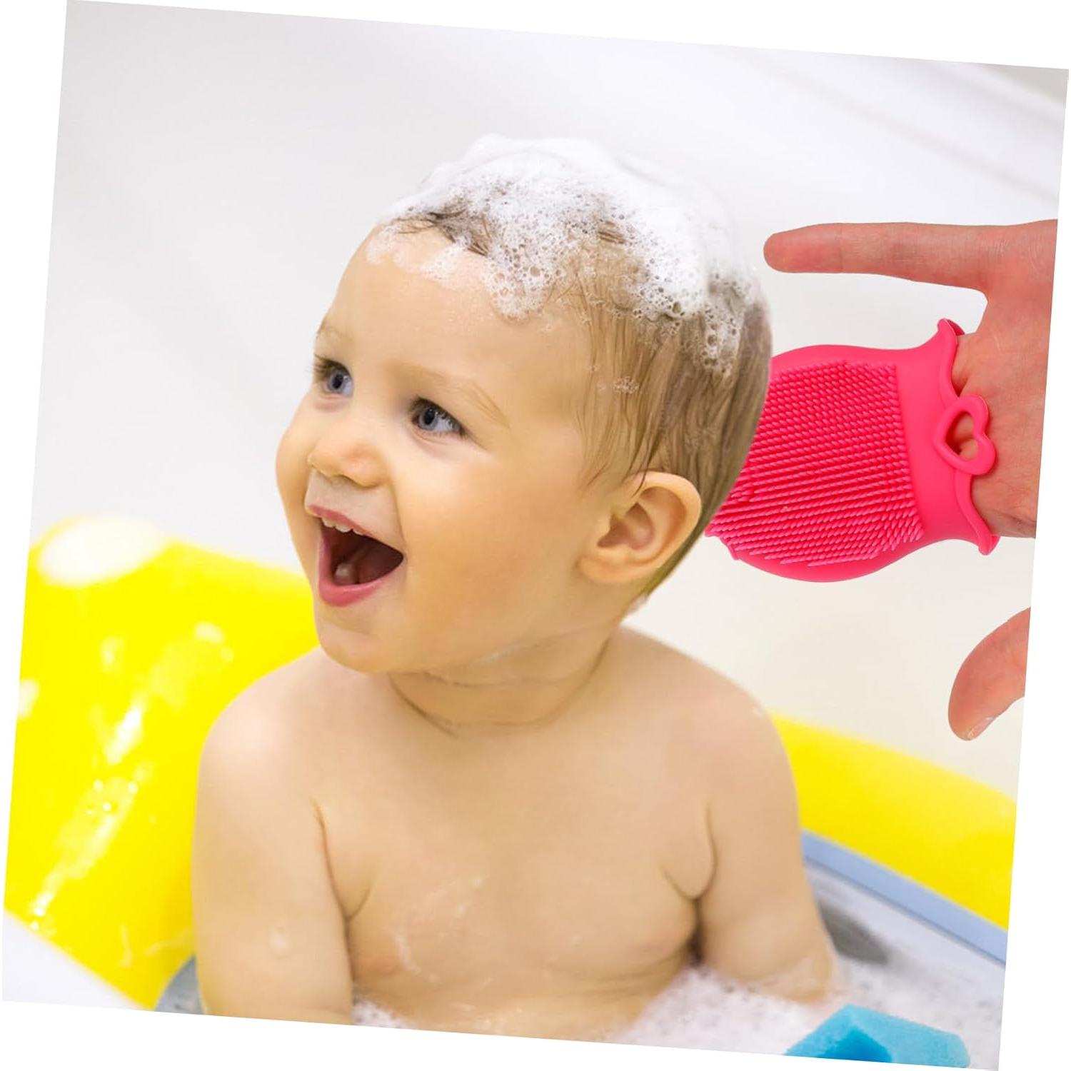 FRCOLOR 3 Cepillos de Baño y Masajeador de Cuero Cabelludo