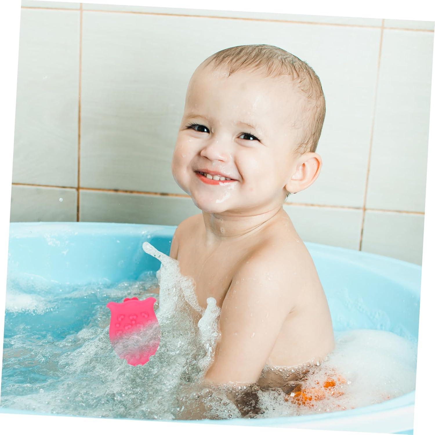 FRCOLOR 3 Cepillos de Baño y Masajeador de Cuero Cabelludo