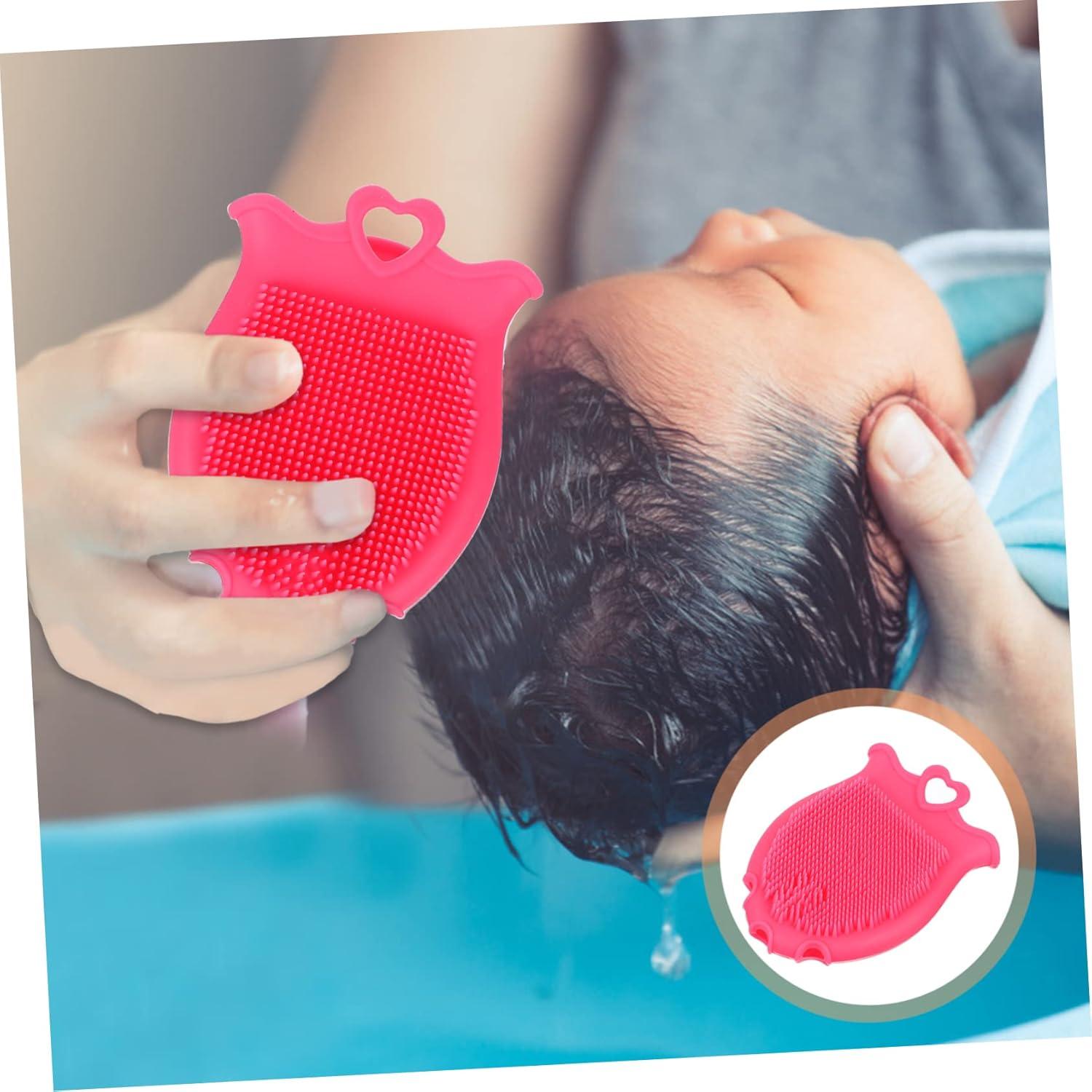 FRCOLOR 3 Cepillos de Baño y Masajeador de Cuero Cabelludo