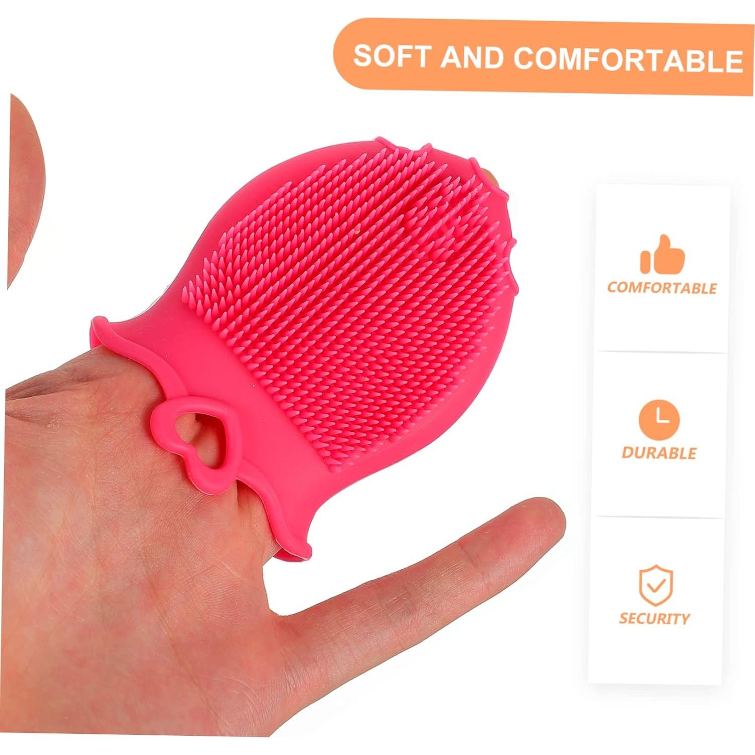 FRCOLOR 3 Cepillos de Baño y Masajeador de Cuero Cabelludo