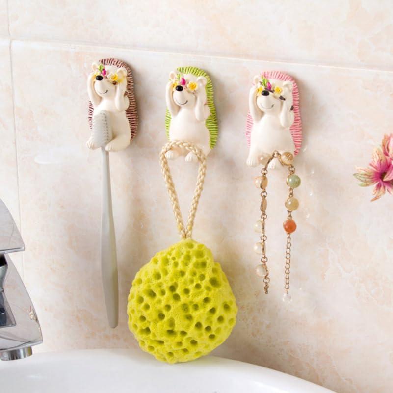 Soporte de Cepillo de Dientes Infantil Healifty 3 Piezas Erizo