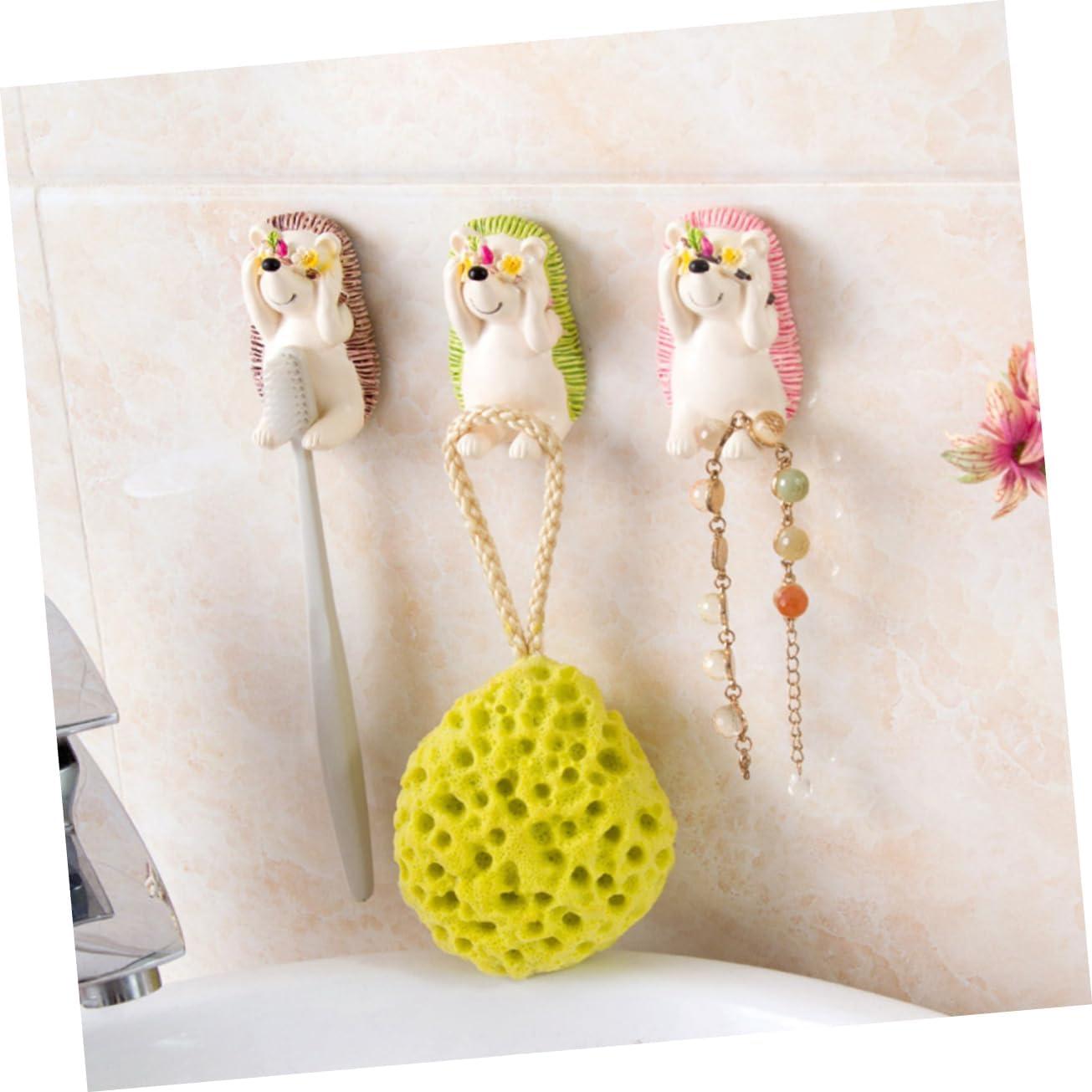 Soporte de Cepillo de Dientes Infantil Healifty 3 Piezas Erizo