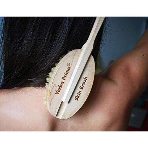 Cepillo de Piel Tampico Yerba Prima - Paquete de 2, Exfoliación Natural
