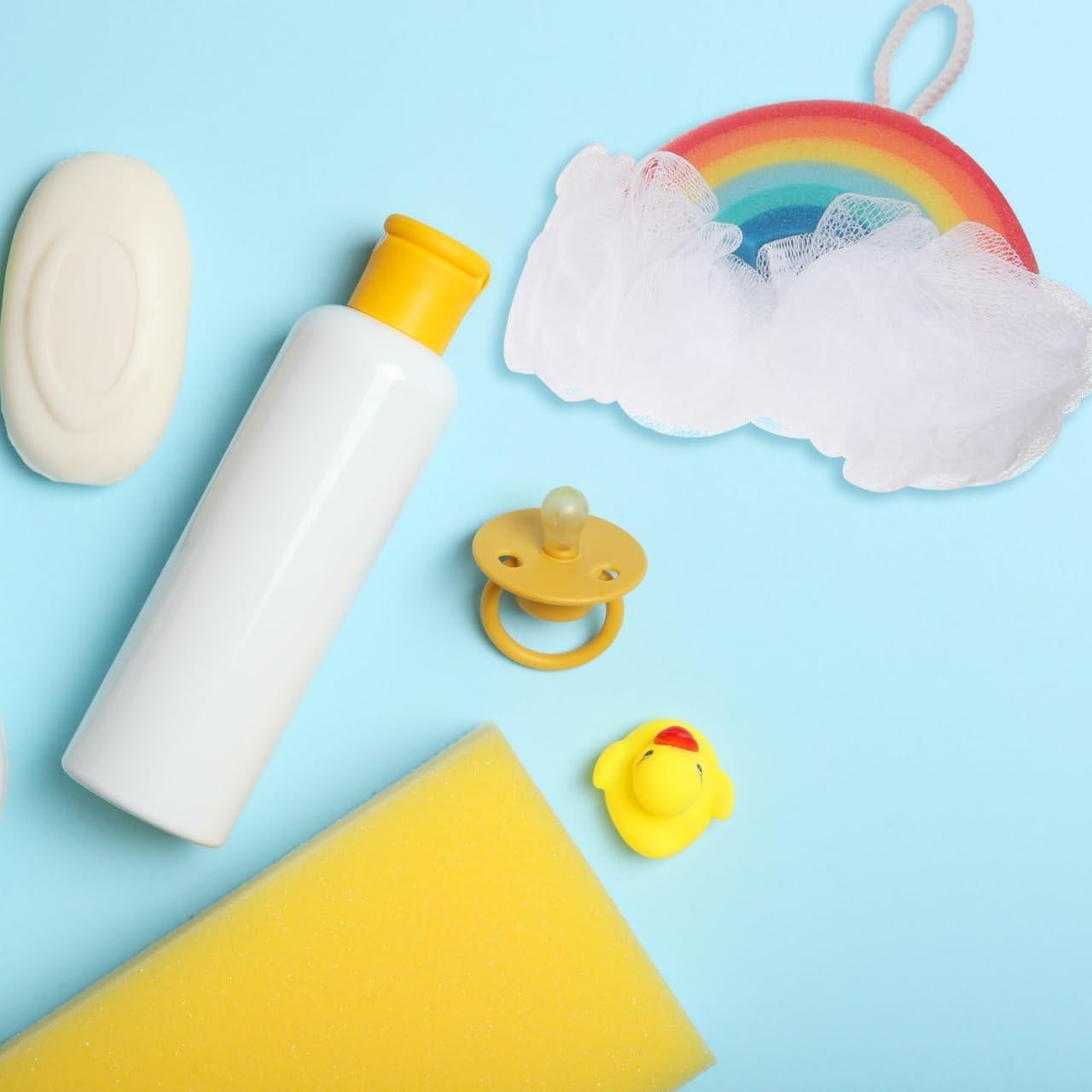 Esponjas de Baño Exfoliantes Healvian Arcoíris 2 Pcs 23x12 cm