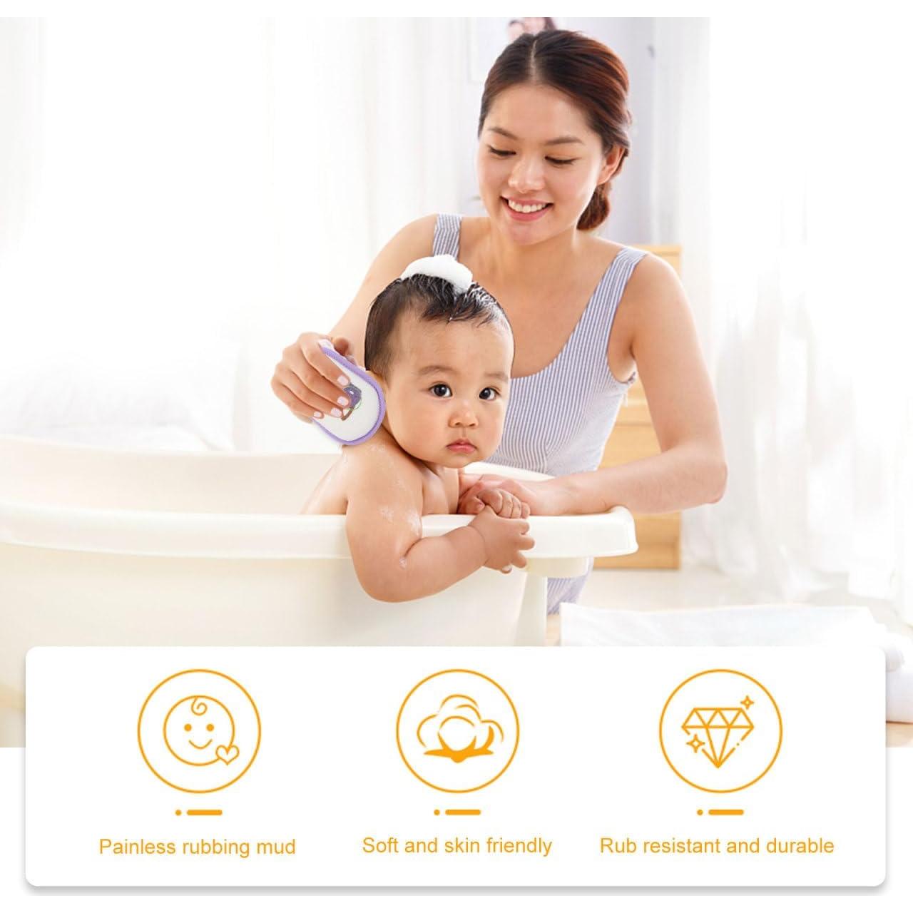 Esponjas de Baño Exfoliantes para Niños HAKIDZEL - 3 Piezas