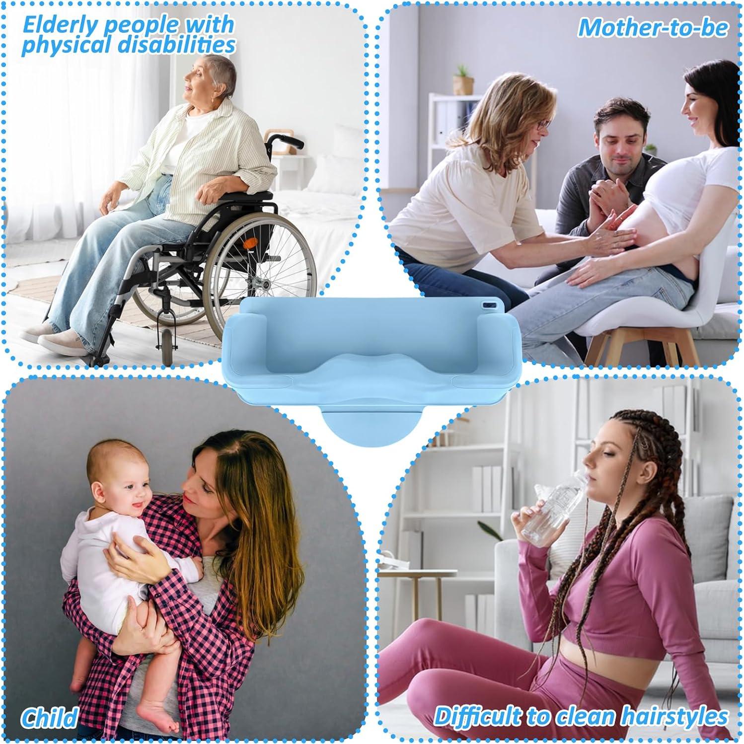 Estación de Lavado de Cabello para Niños Sibosen - Almohada Ergonómica