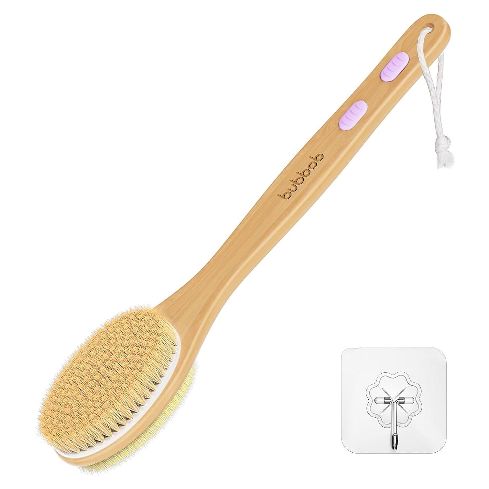 Cepillo para Espalda Bubbob con Mango Largo 43 cm - Exfoliador Ducha