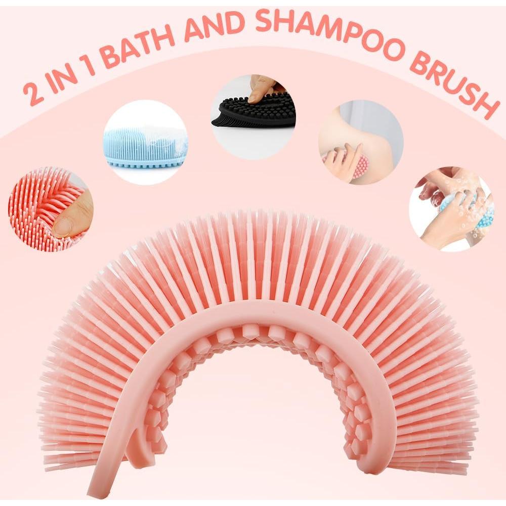 Set de 3 Esponjas Corporales de Silicona Slergut 13.3x7.6cm