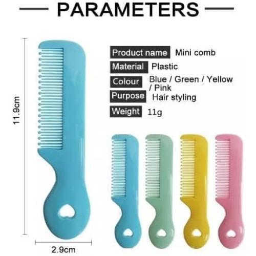 Kit de 8 Peines Coloridos para Bebés BWESOO - Cuidado Suave